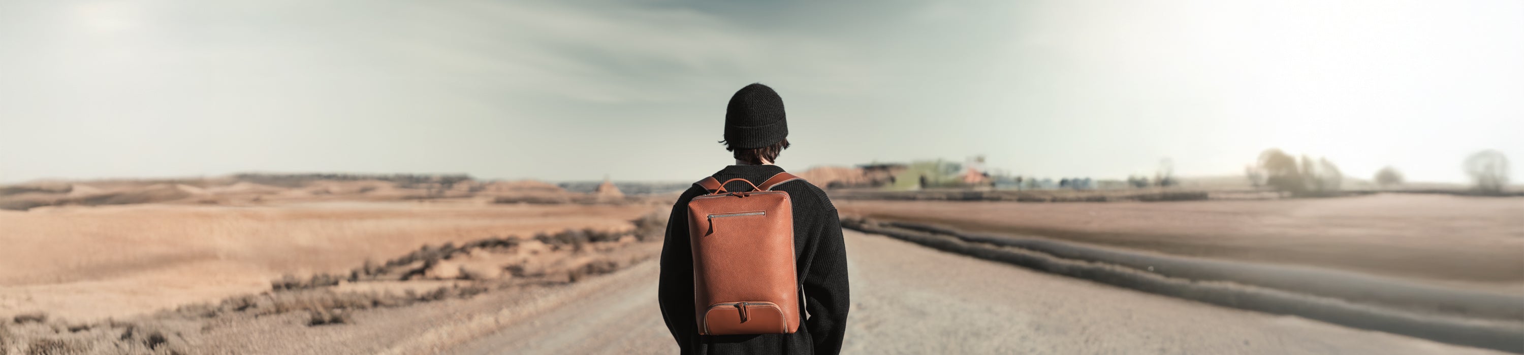 Petit sac à dos homme cuir