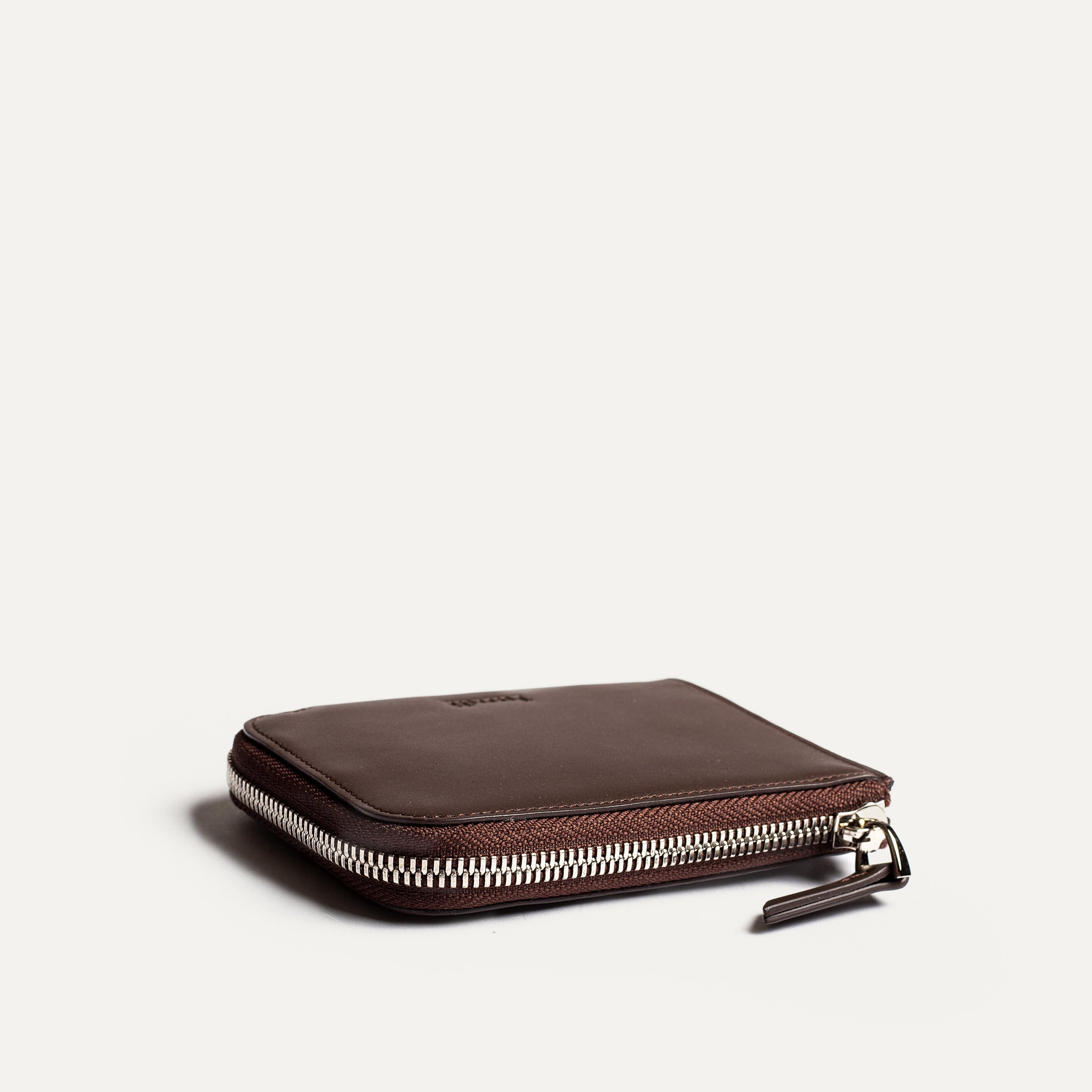 lundi Leather Wallet | CHARLES Deep Brown