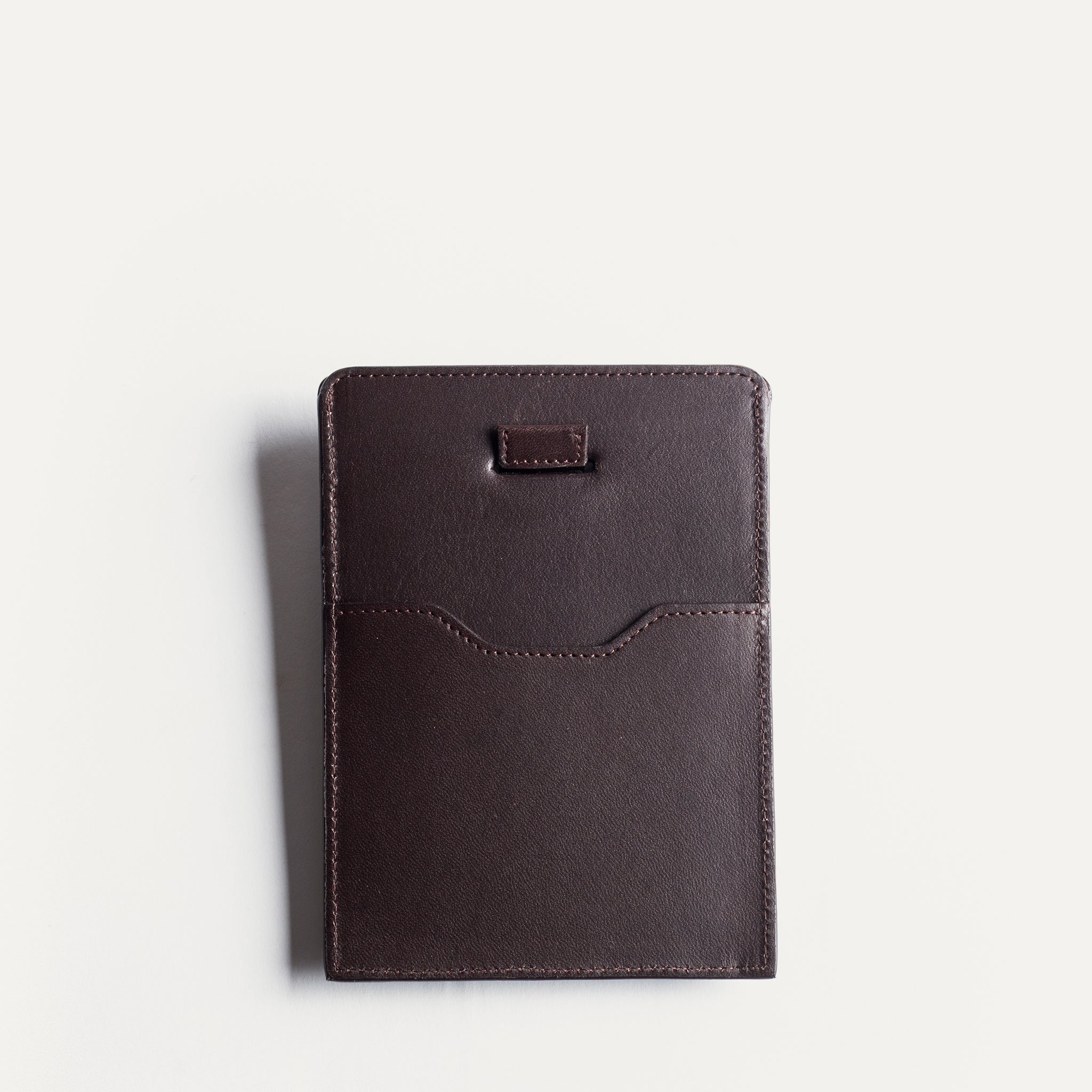 lundi leather Passport Wallet | FLETCHER Brown